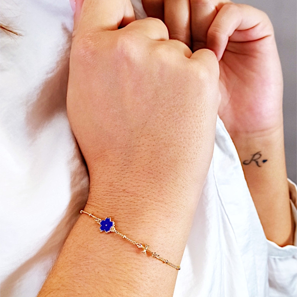 Bracelet Chaîne Myosotis 