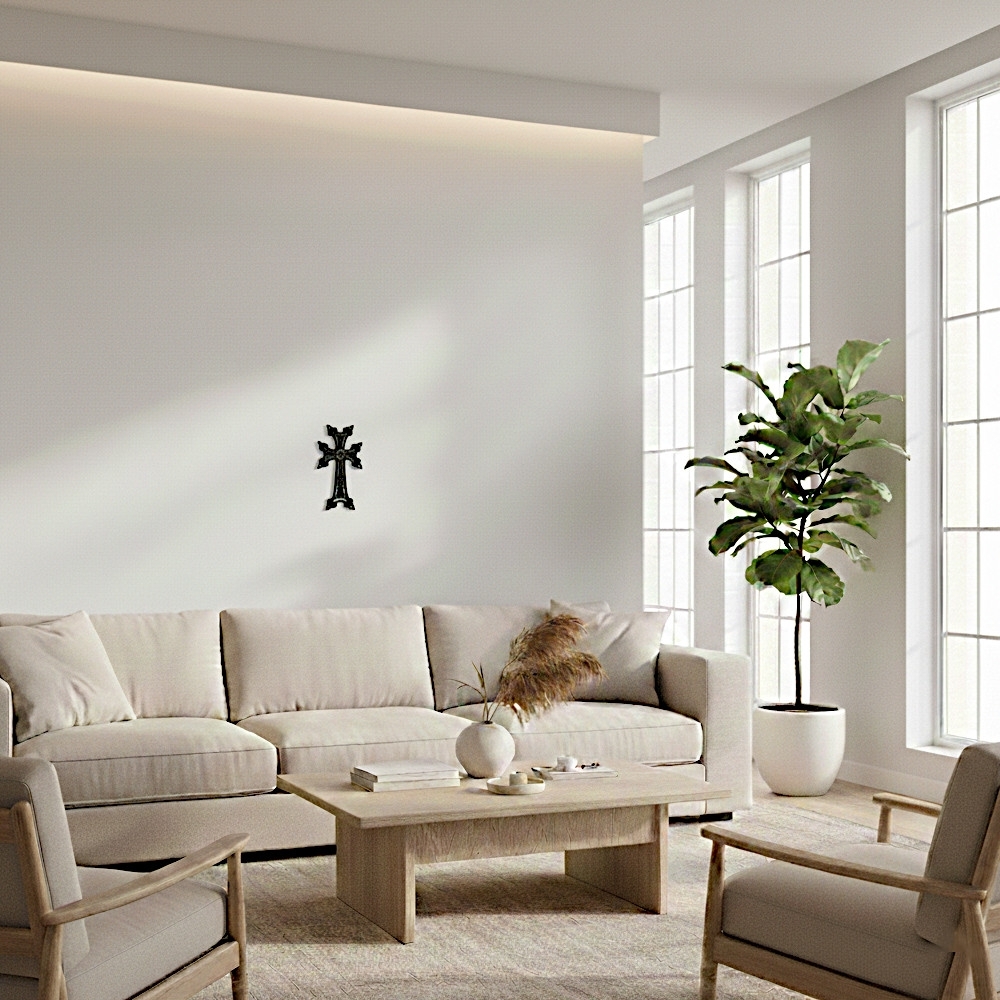 Croix Déco Maison 25cm x 14cm