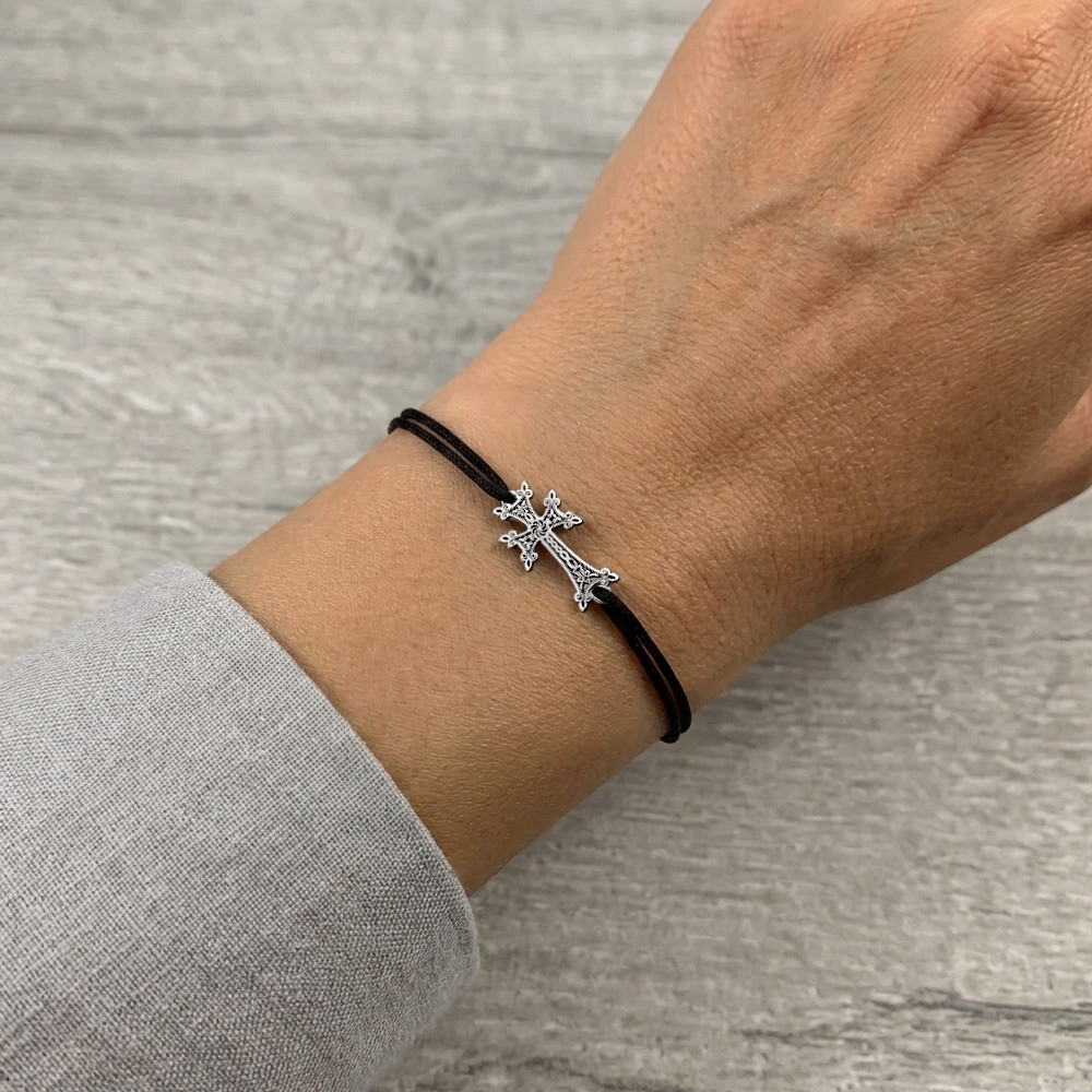 Cord Bracelet “Armenian Cross” Small