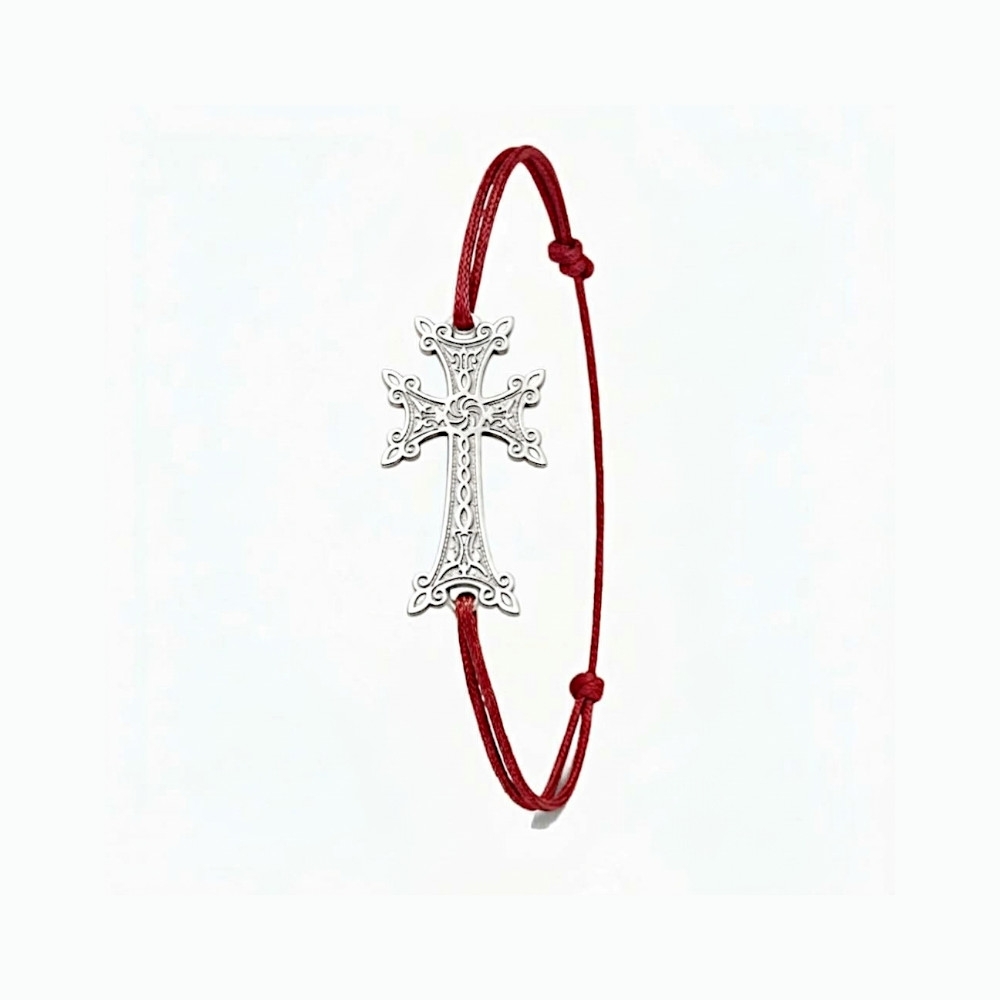 Plaqué Argent - Adulte - Rouge 