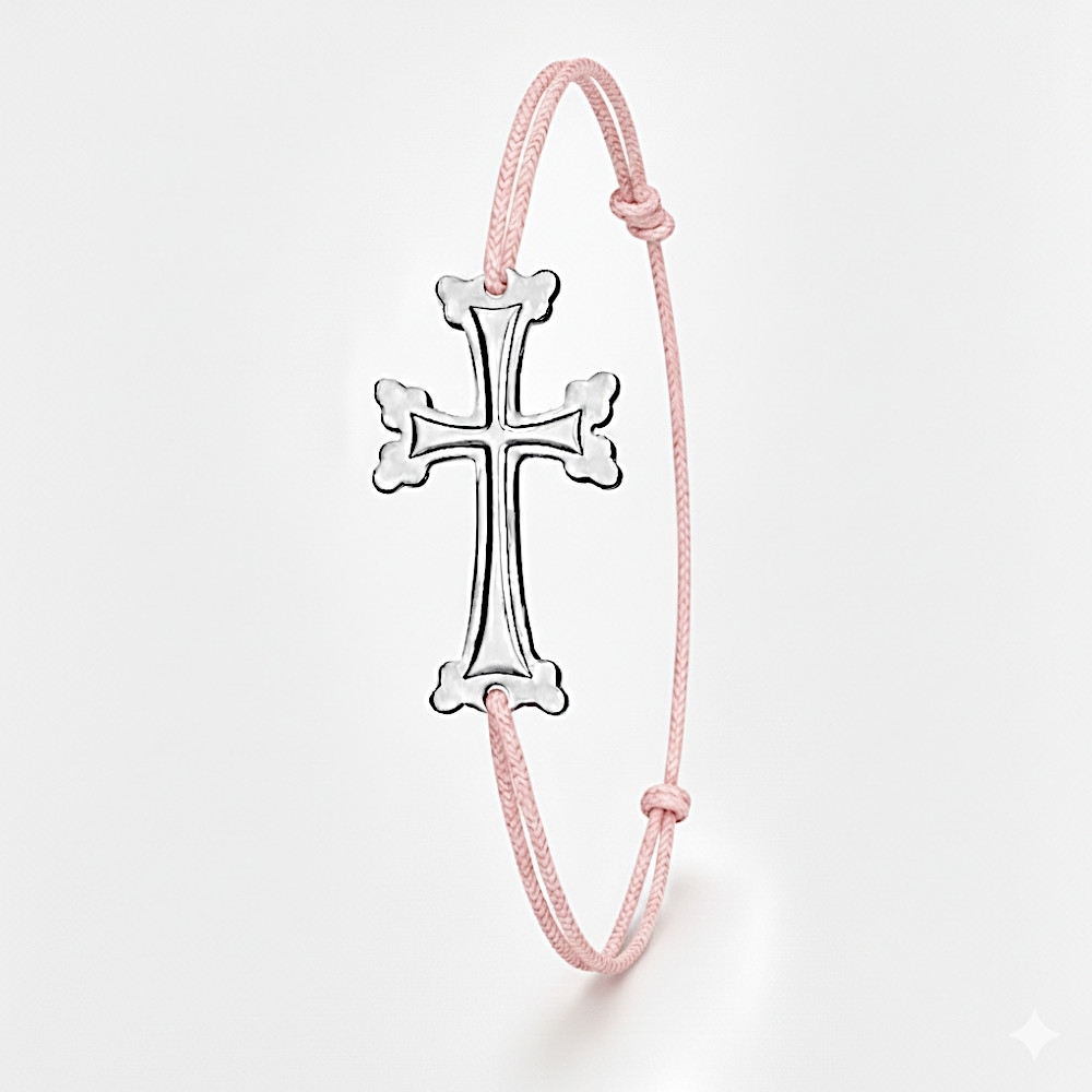 Plaqué Argent - Rose Pâle sans émail