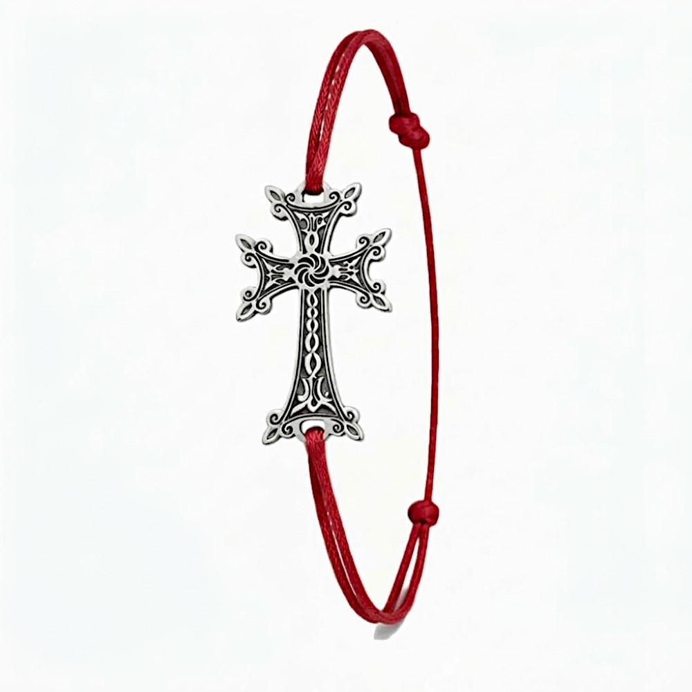 Plaqué Argent Vieilli - Rouge