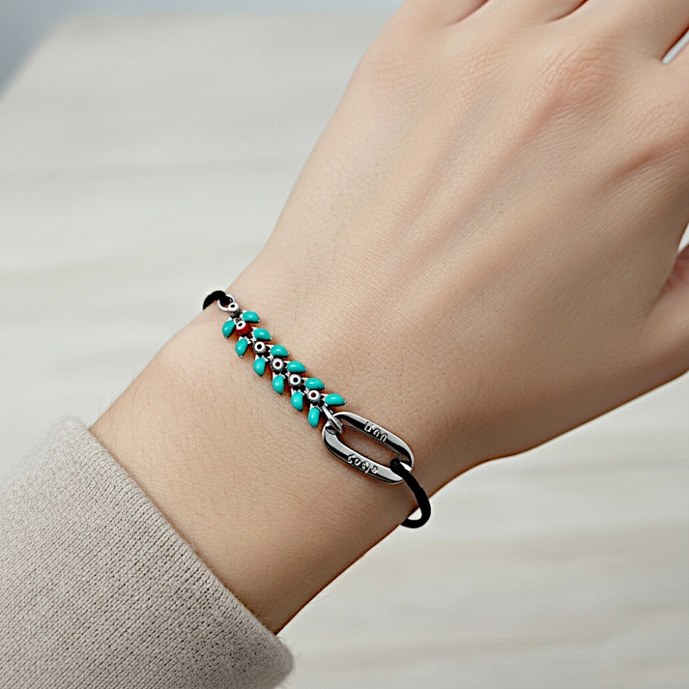 Plaqué Argent - Noir 