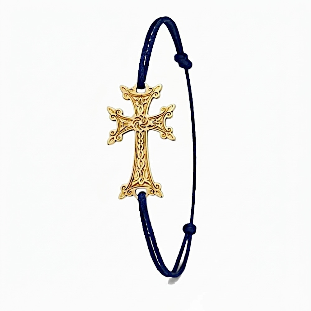 Plaqué Or - Bleu Marine