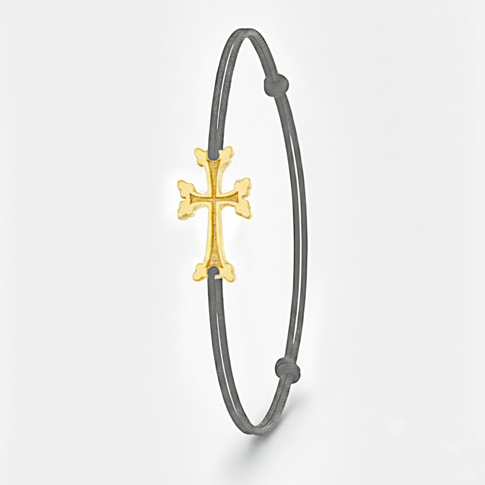 Adulte - Plaqué Or  - Gris sans émail