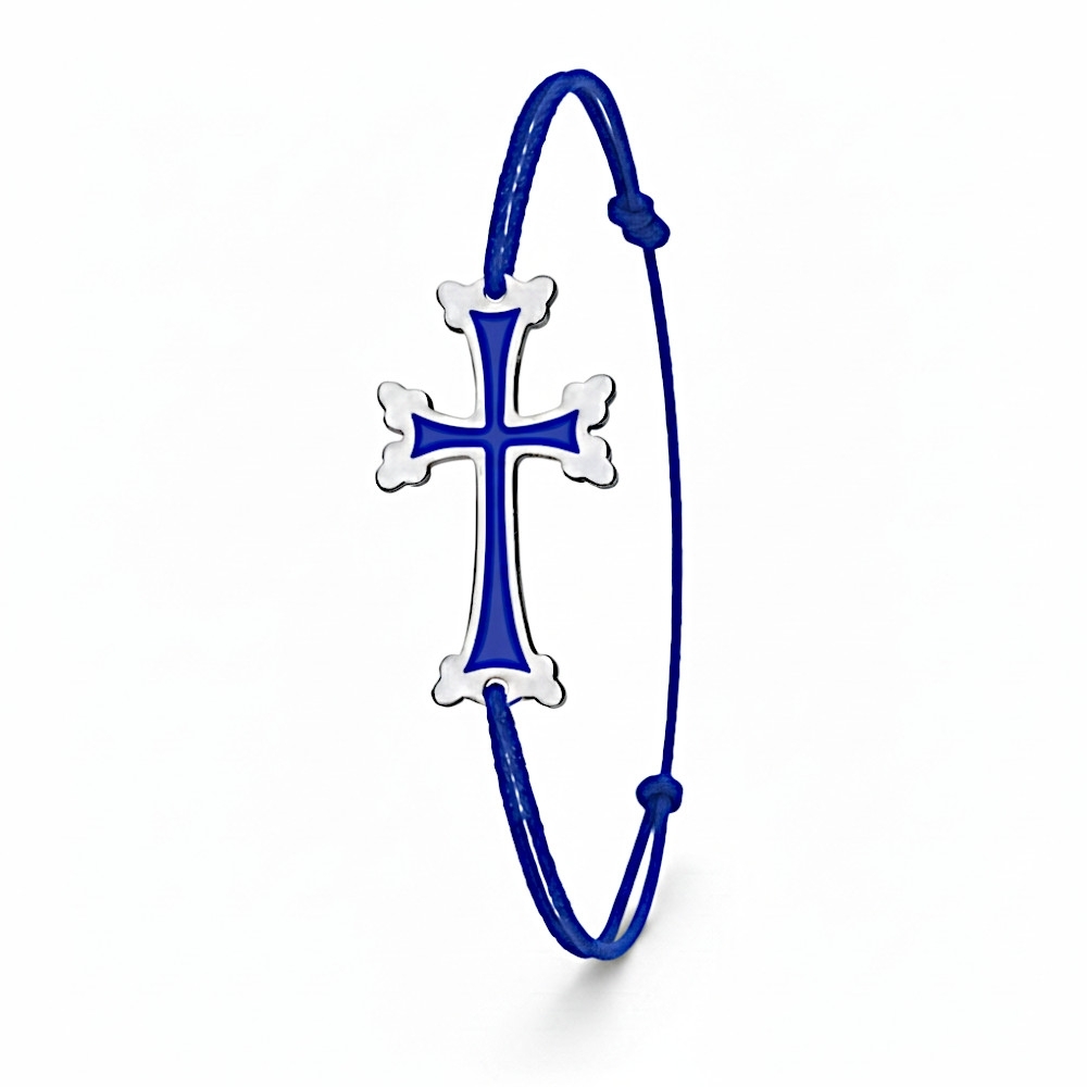 Plaqué Argent - Bleu 