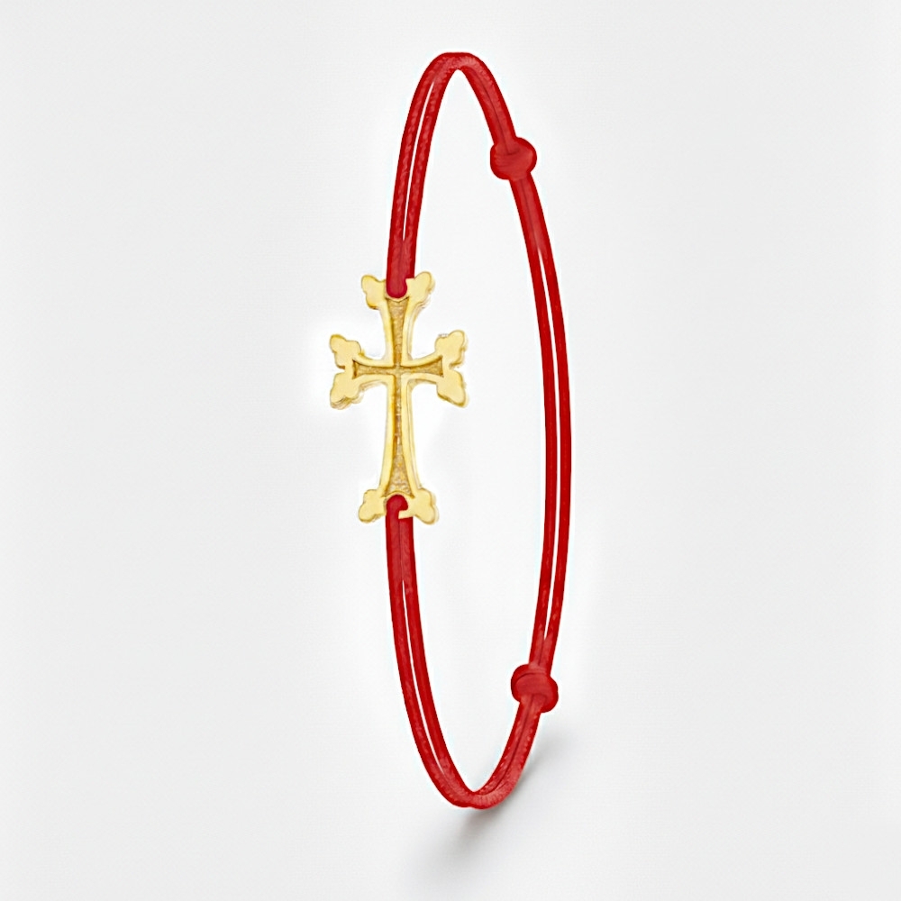 Adulte - Plaqué Or  - Rouge sans émail