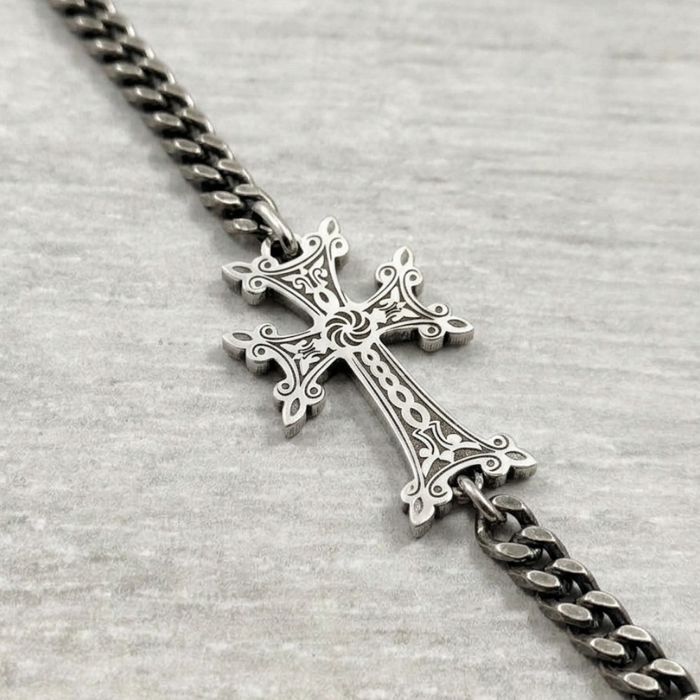 Plaqué Argent Vieilli - 22cm