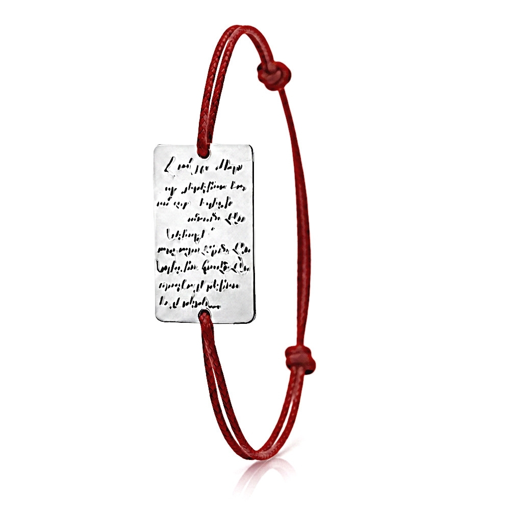 Plaqué Argent - Rouge