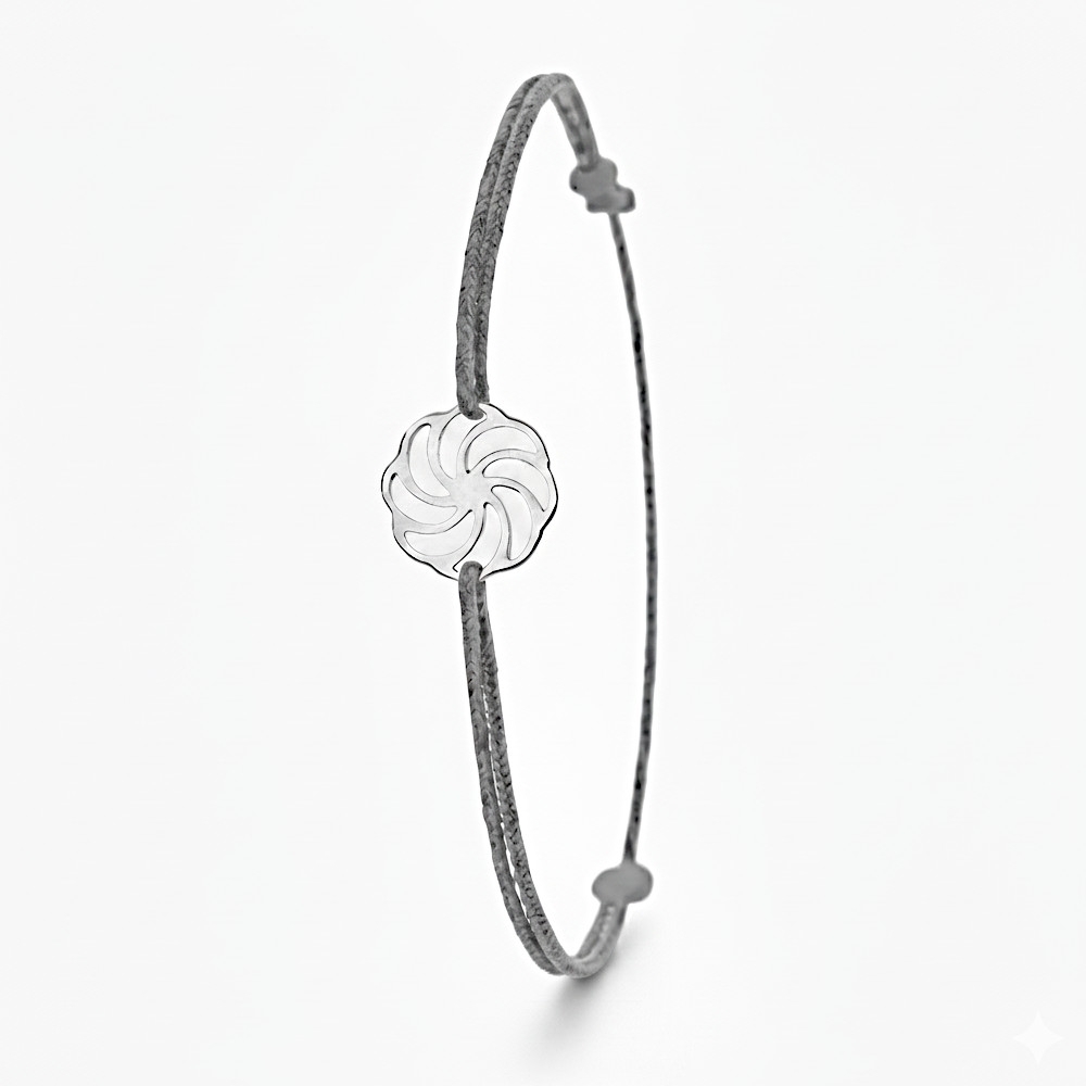 Plaqué Argent - Gris