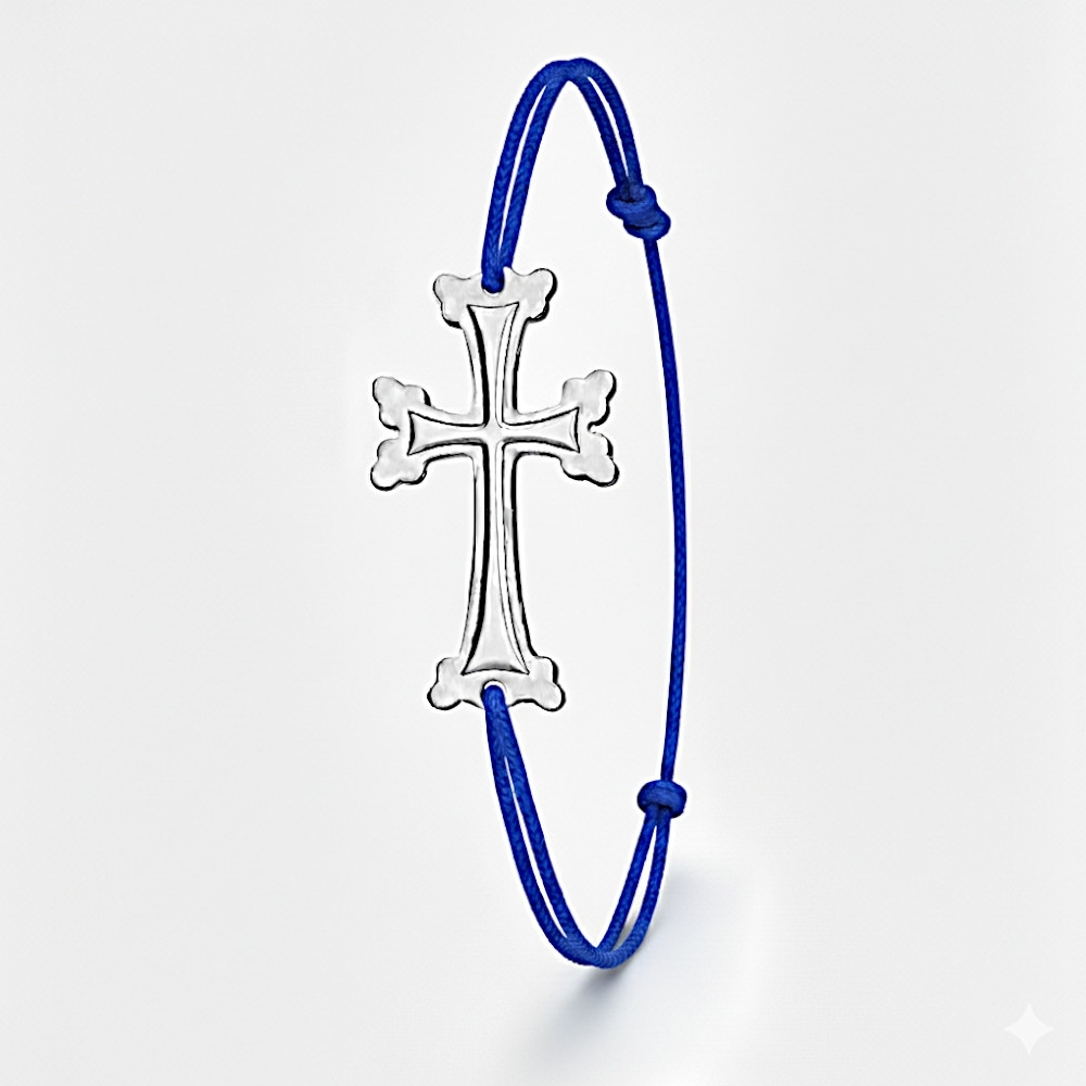 Plaqué Argent - Bleu sans émail