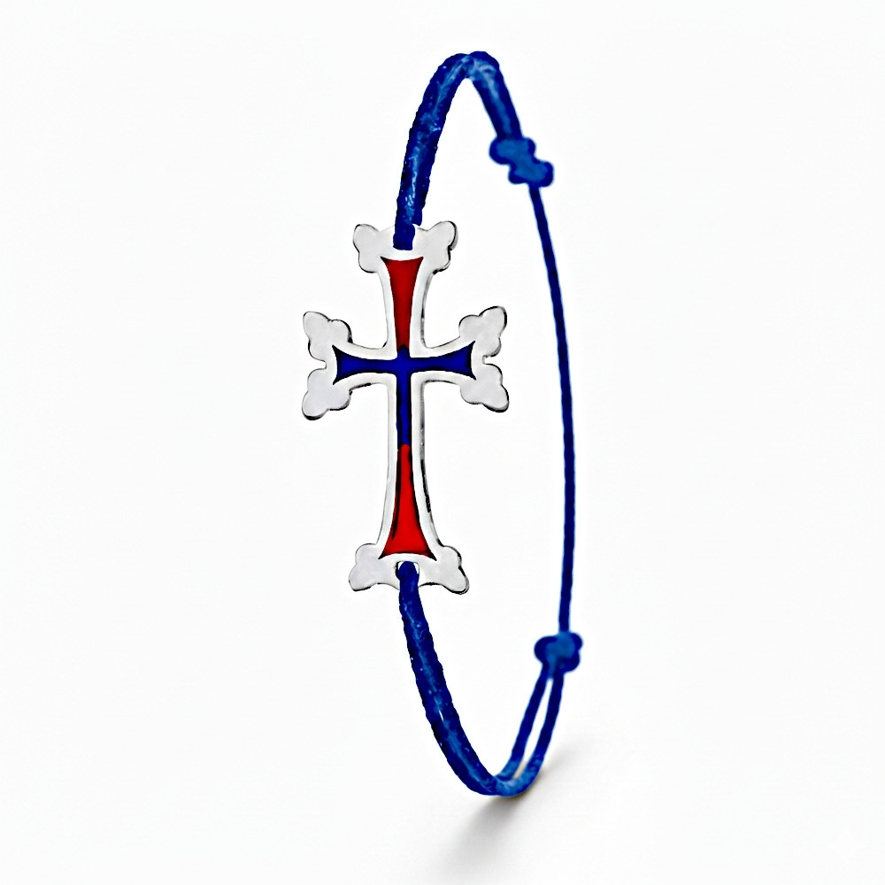 Plaqué Argent - Bleu