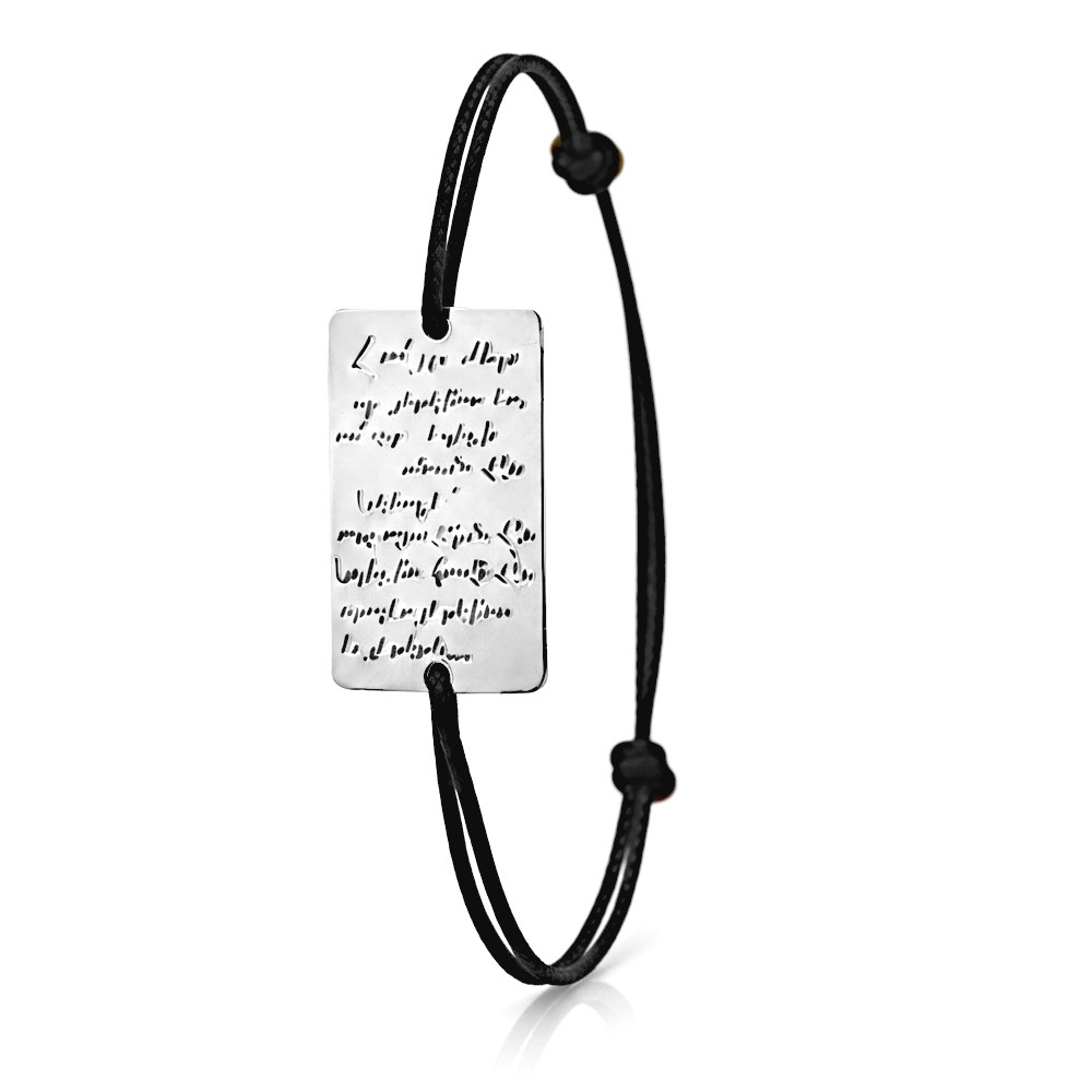 Plaqué Argent - Noir 