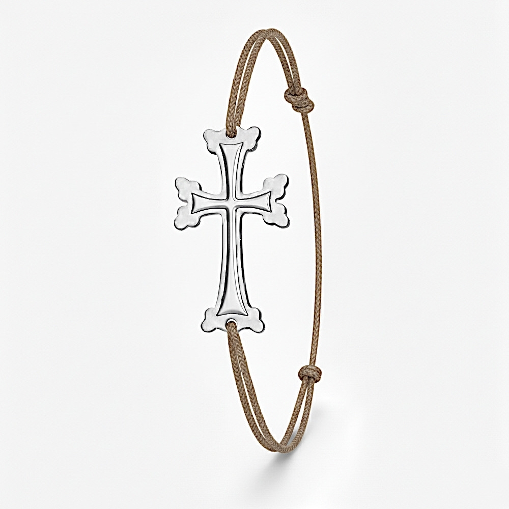 Plaqué Argent - Taupe sans émail